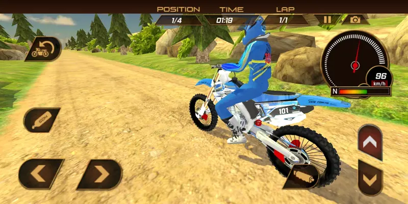 Motocross Race Dirt Bike Games android App screenshot 4