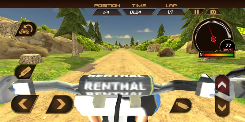 Motocross Race Dirt Bike Games android App screenshot 5